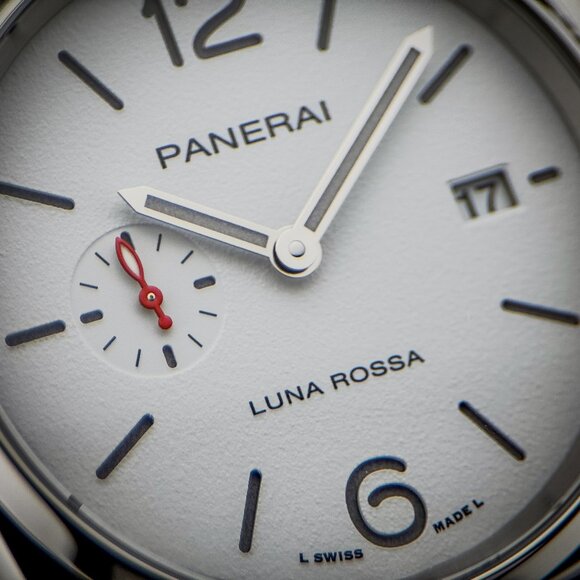 Panerai Luminor Due Luna Rossa White Dial 42mm -FULL SET– PAM01381 – MSRP $7800 - Picture 13 of 15